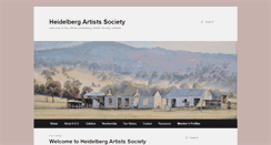 Desktop Screenshot of heidelbergartistssociety.org.au